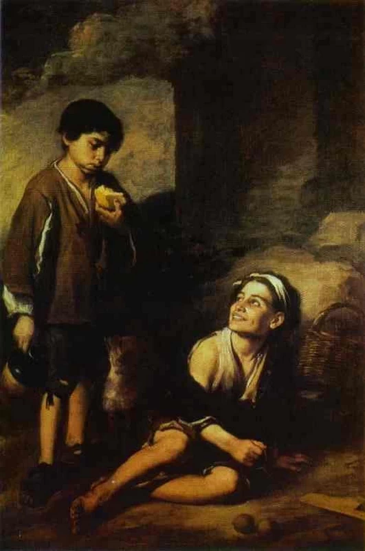 Bartolomé Esteban Murillo - 250, Due ragazzi contadini, Dulwich Picture Gallery, London